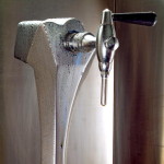 Beer tap.