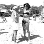 Picasso And Bikini-Clad Woman On The Beach