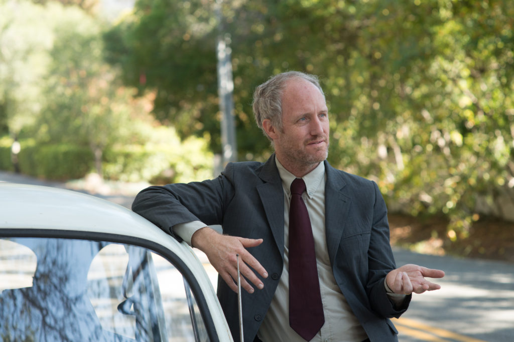 Mike Mills on the set of "20th Century Women." (Photo Credit: Lindsay Macik/A24)