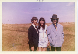 Ringo Starr, Freda Kelly and George Harrison in GOOD OL’ FREDA, a Magnolia Pictures release. Photo Credit: Freda Kelly. 