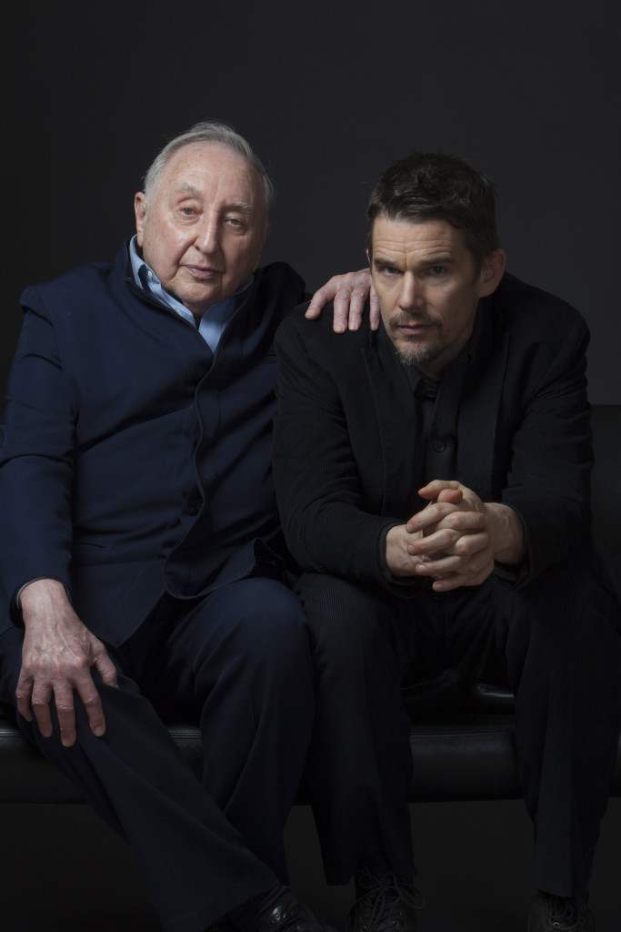 Seymour Bernstein and Ethan Hawke in Hawke’s SEYMOUR: AN INTRODUCTION. Courtesy of Robin Holland. A Sundance Selects release.