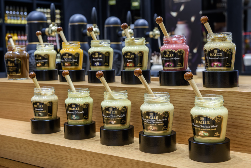 The Maille Mustard Boutique in New York / Photo credit: Filip Wolak Photography