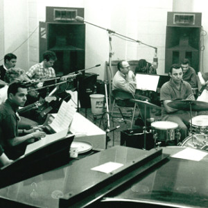 The Wrecking Crew in the studio to record with Phil Spector.