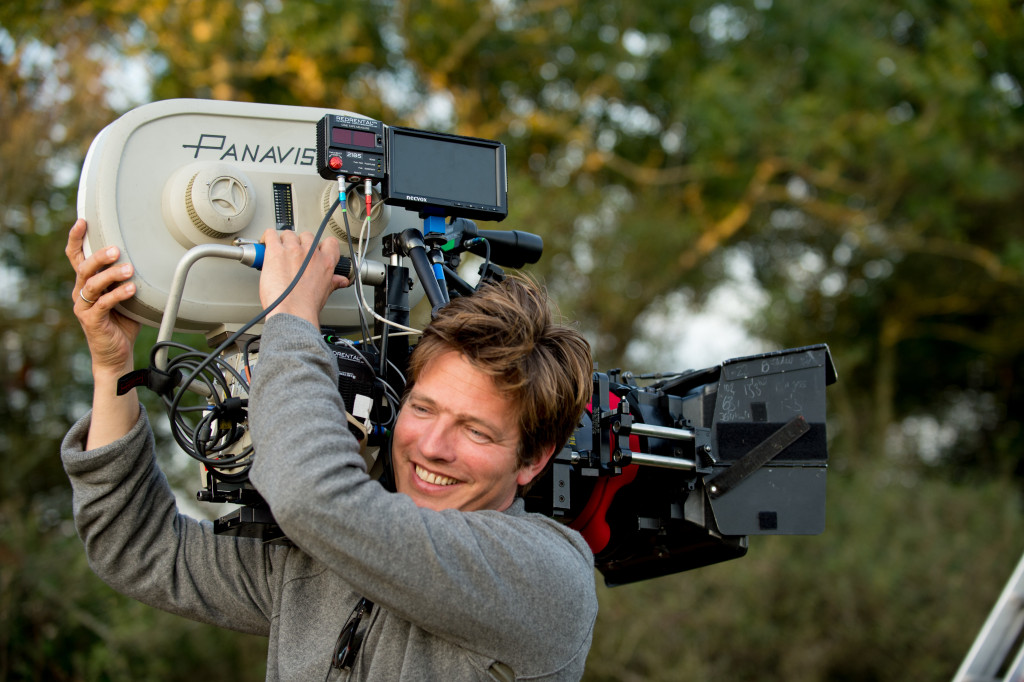 Director Thomas Vinterberg on the set of "Far From The Madding Crowd." Photos by Alex Bailey. © 2014 Twentieth Century Fox Film Corporation All Rights Reserved.