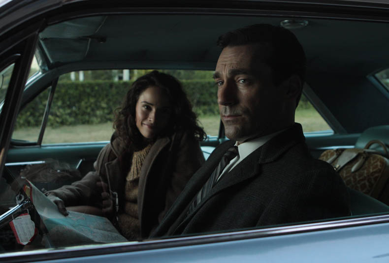 Jon Hamm and Abigail Spencer in Season 3, episode 11 of "Mad Men." Photo by Carin Baer/AMC