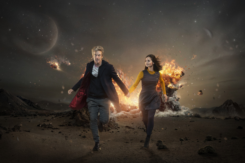 Peter Capaldi as the Doctor and Jenna Coleman as Clara. Photo Credit: © BBC WORLDWIDE LIMITED