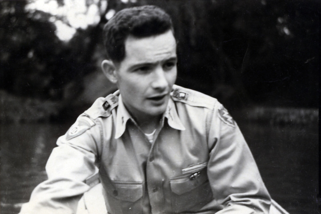 Mary-Louise Parker's father, John, in uniform. 