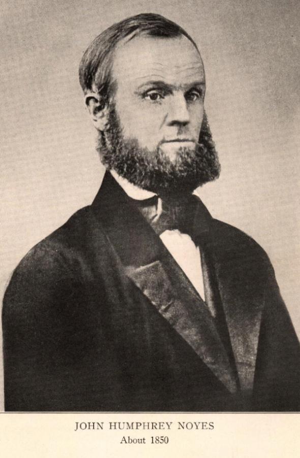 Portrait of John Humphrey Noyes [Public domain], via Wikimedia Commons