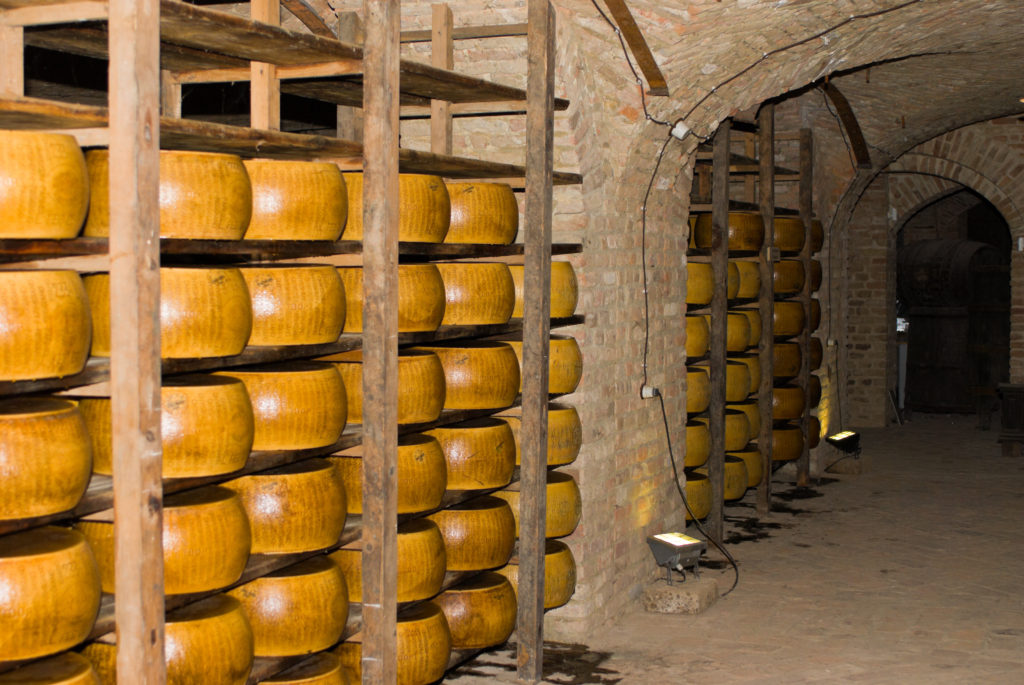 Cheese manufacturers store their products in cellars like these. (Photo Credit: Demid Borodin / Thinkstock)