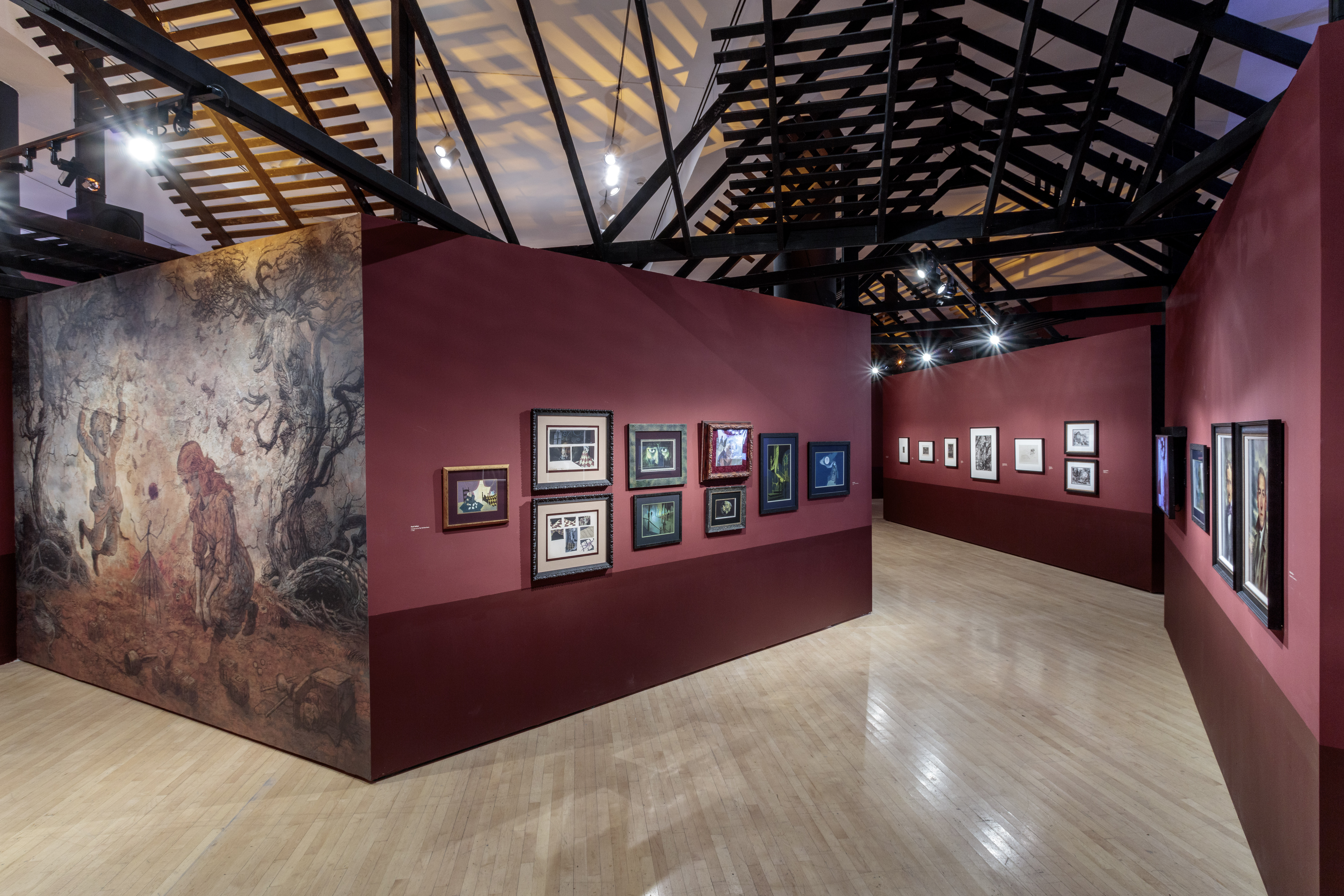 Installation photograph, Guillermo del Toro: At Home with Monsters, Los Angeles County Museum of Art, August 1–November 27, 2016, photo © Joshua White / JWPictures.com