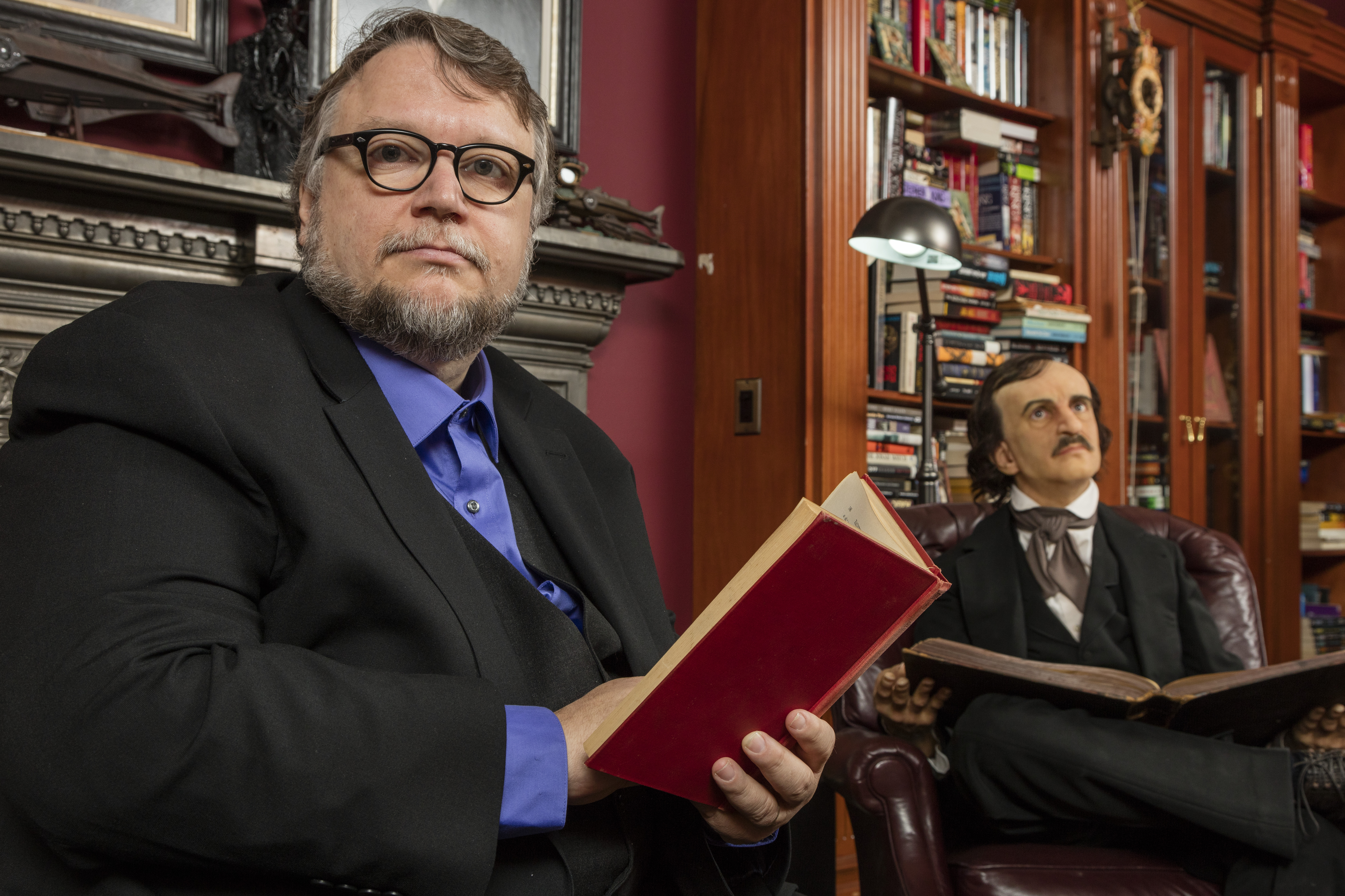 Portrait of Guillermo del Toro at Bleak House. Photo © Josh White/ JWPictures.com