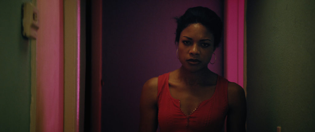 Naomie Harris as Chiron's mother, Paula. (Photo Courtesy of A24)