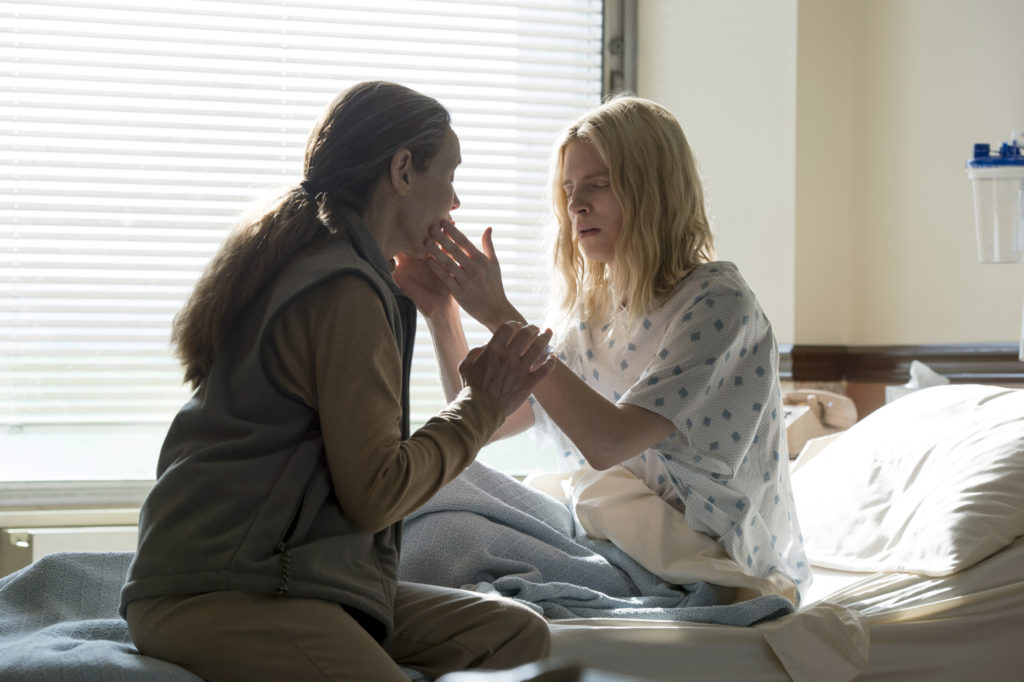 Alice Krige and Brit Marling appear in a scene from "The OA." (Photo Credit: JoJo Whilden/Netflix)